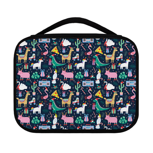 Funny Christmas Animals Pattern Print Classic Bible Case