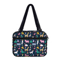 Funny Christmas Animals Pattern Print Double Strap Bible Bag