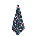 Funny Christmas Animals Pattern Print Hand Towel