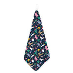 Funny Christmas Animals Pattern Print Hand Towel