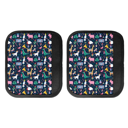 Funny Christmas Animals Pattern Print Handle Covers