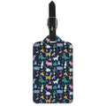 Funny Christmas Animals Pattern Print Luggage Tag