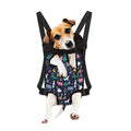 Funny Christmas Animals Pattern Print Pet Carrier Backpack