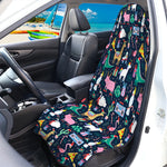 Funny Christmas Animals Pattern Print Waterproof Car Seat Cover