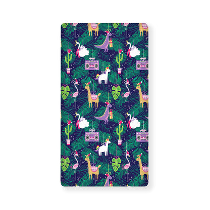 Funny Christmas Decoration Pattern Print Baby Crib Sheet