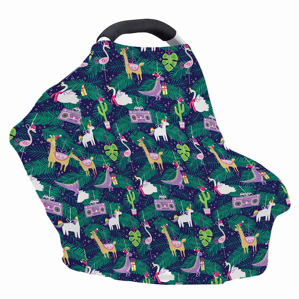 Funny Christmas Decoration Pattern Print Baby Seat Cover