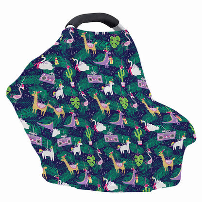 Funny Christmas Decoration Pattern Print Baby Seat Cover