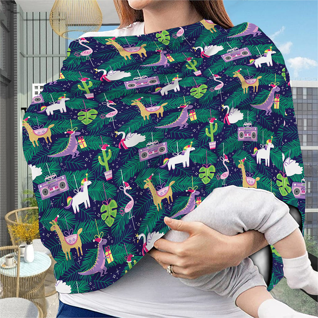 Funny Christmas Decoration Pattern Print Baby Seat Cover