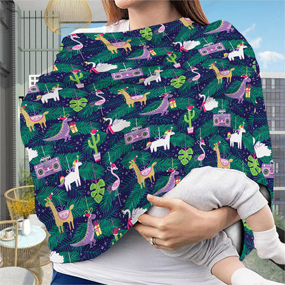 Funny Christmas Decoration Pattern Print Baby Seat Cover