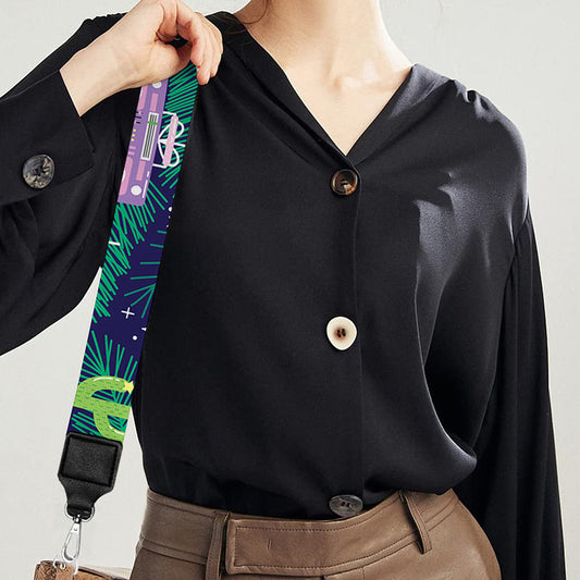 Funny Christmas Decoration Pattern Print Bag Strap