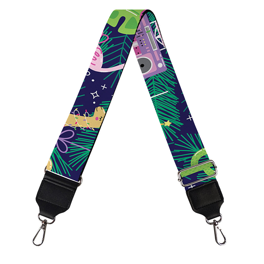 Funny Christmas Decoration Pattern Print Bag Strap