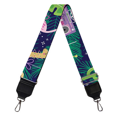 Funny Christmas Decoration Pattern Print Bag Strap