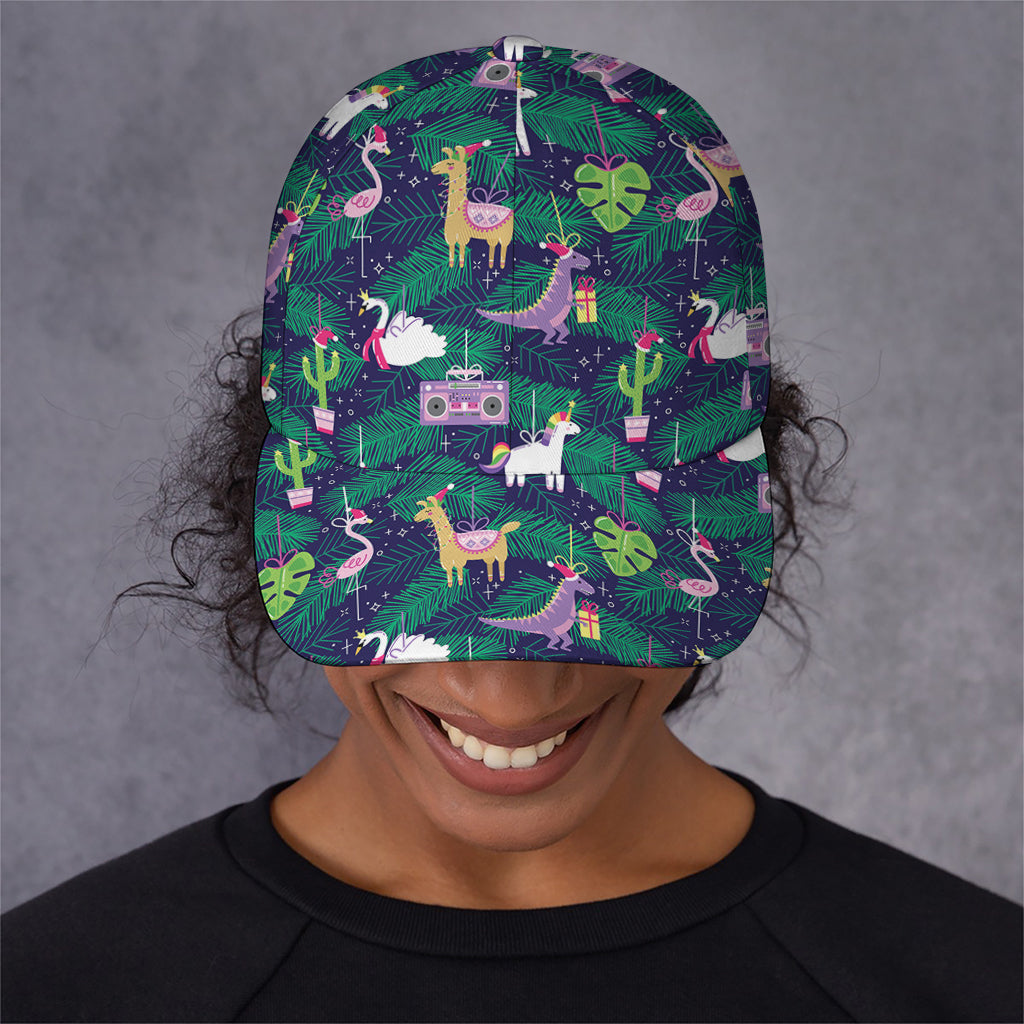 Funny Christmas Decoration Pattern Print Baseball Cap