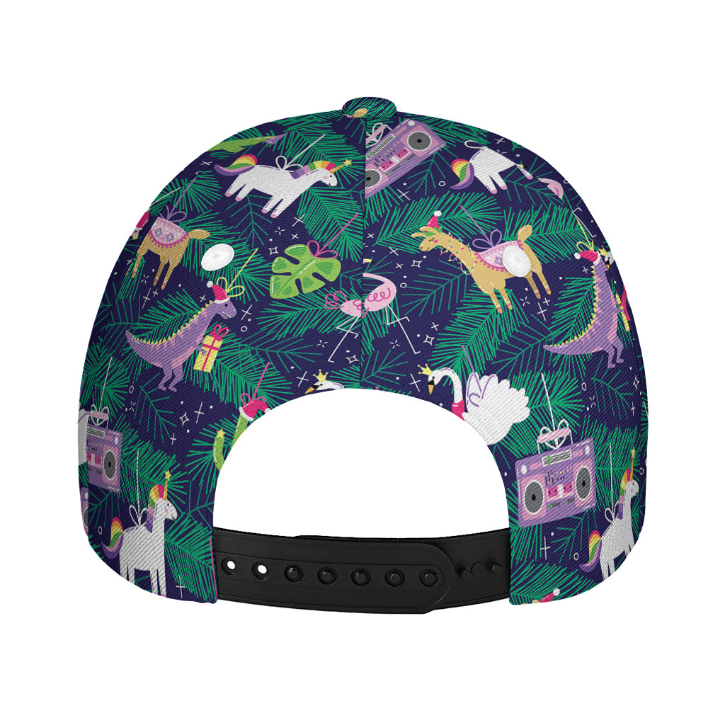 Funny Christmas Decoration Pattern Print Baseball Cap