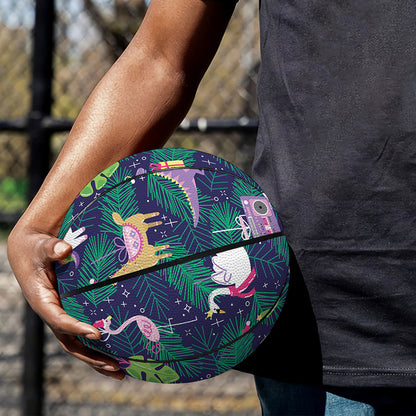 Funny Christmas Decoration Pattern Print Basketball
