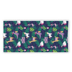 Funny Christmas Decoration Pattern Print Beach Towel