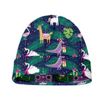 Funny Christmas Decoration Pattern Print Beanie