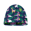 Funny Christmas Decoration Pattern Print Beanie