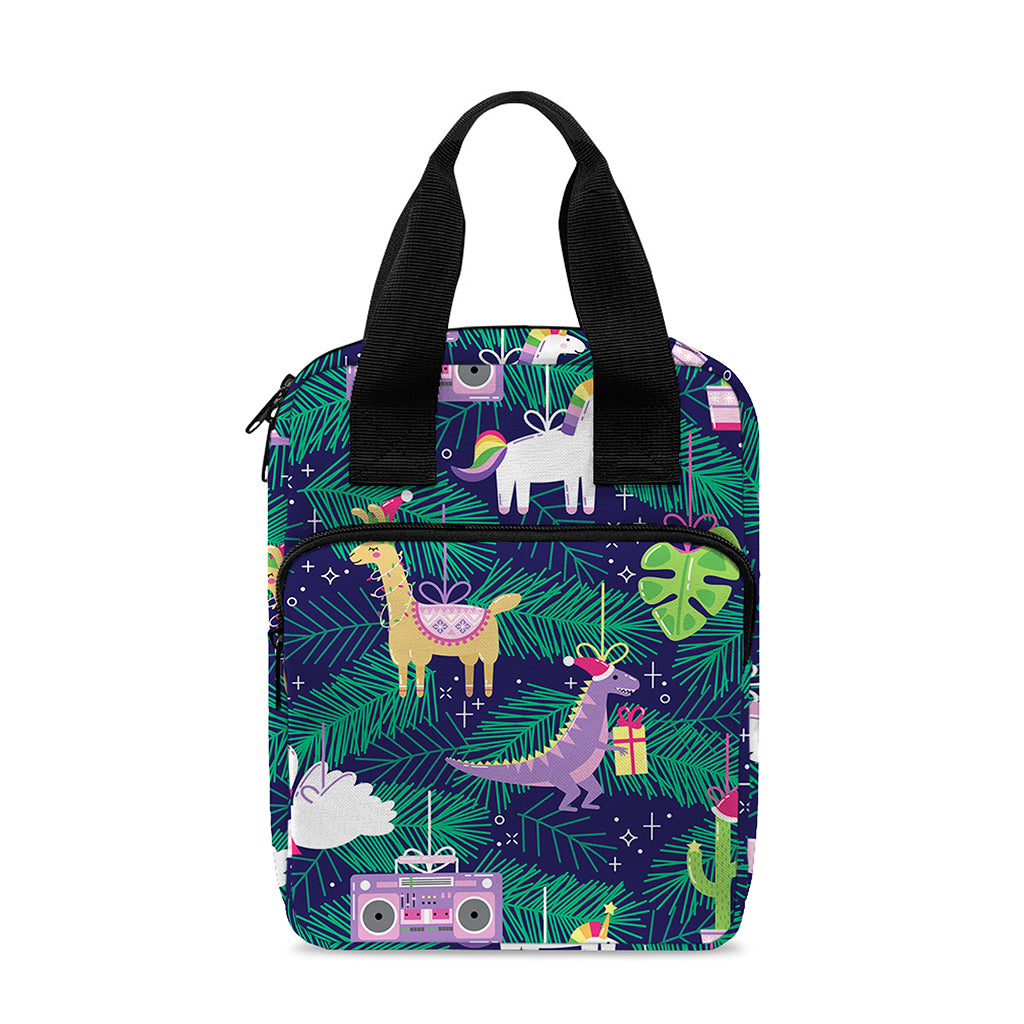 Funny Christmas Decoration Pattern Print Bible Tote Bag