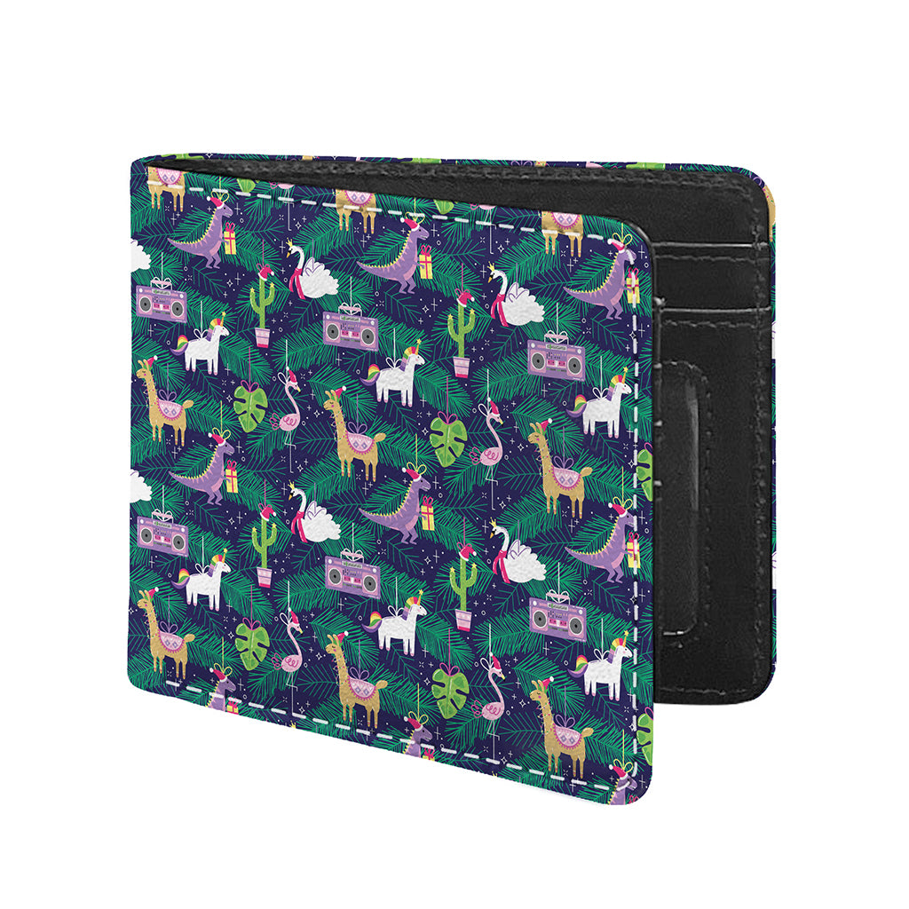 Funny Christmas Decoration Pattern Print Bifold Wallet