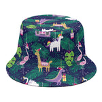 Funny Christmas Decoration Pattern Print Bucket Hat