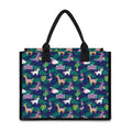 Funny Christmas Decoration Pattern Print Canvas Tote Bag