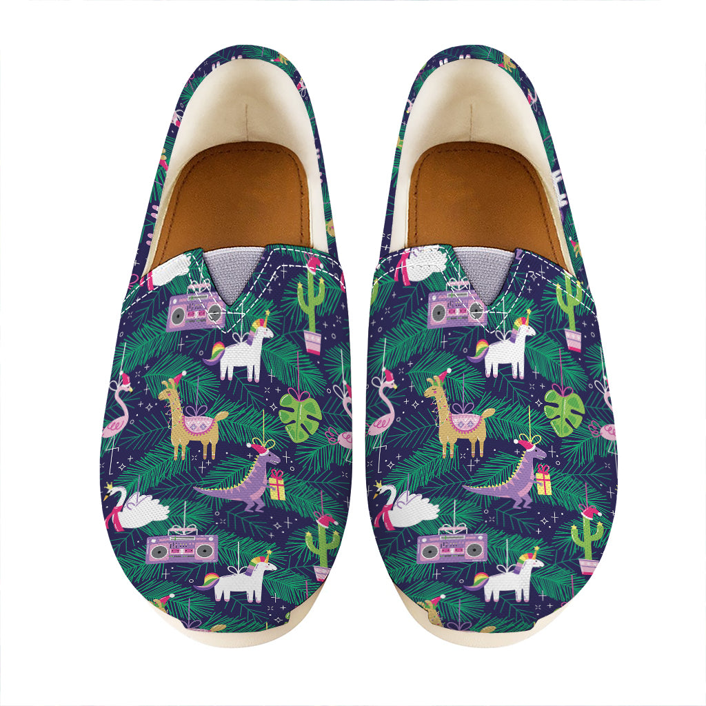 Funny Christmas Decoration Pattern Print Casual Shoes