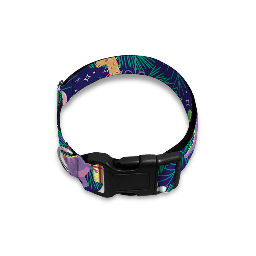 Funny Christmas Decoration Pattern Print Dog Collar