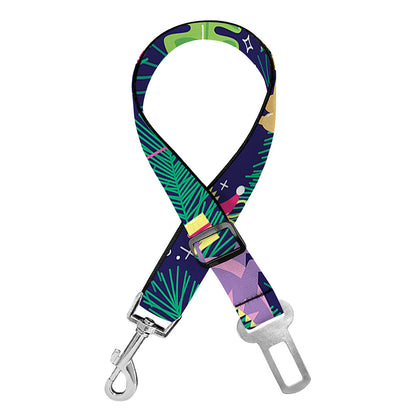 Funny Christmas Decoration Pattern Print Dog Seat Belt