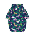 Funny Christmas Decoration Pattern Print Dog Zip Up Hoodie