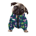 Funny Christmas Decoration Pattern Print Dog Zip Up Jacket