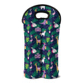 Funny Christmas Decoration Pattern Print Double Neoprene Wine Tote