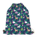 Funny Christmas Decoration Pattern Print Drawstring Bag