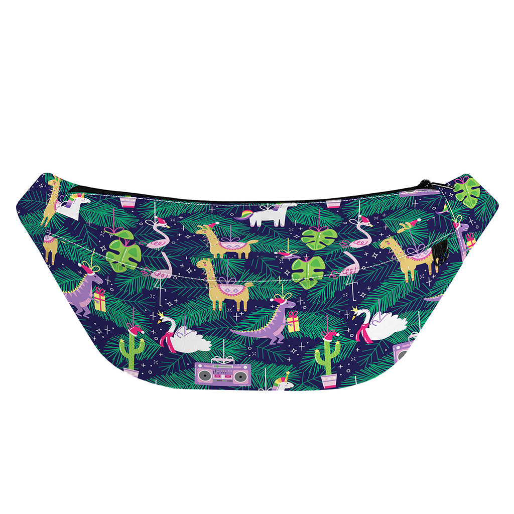 Funny Christmas Decoration Pattern Print Fanny Pack
