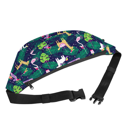 Funny Christmas Decoration Pattern Print Fanny Pack