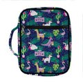 Funny Christmas Decoration Pattern Print Front Pocket Bible Bag