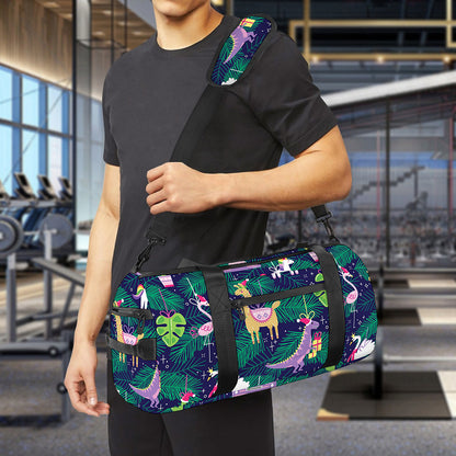 Funny Christmas Decoration Pattern Print Gym Bag