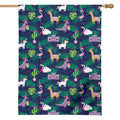 Funny Christmas Decoration Pattern Print House Flag