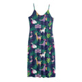 Funny Christmas Decoration Pattern Print Jersey Midi Cami Dress