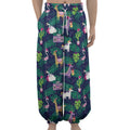 Funny Christmas Decoration Pattern Print Lantern Pants