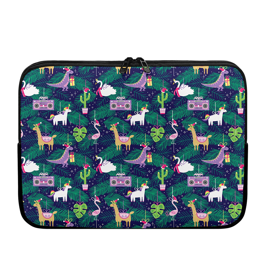 Funny Christmas Decoration Pattern Print Laptop Sleeve
