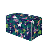 Funny Christmas Decoration Pattern Print Leather Tissue Box Cover