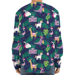 Funny Christmas Decoration Pattern Print Long Sleeve Baseball Jersey