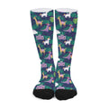 Funny Christmas Decoration Pattern Print Long Socks