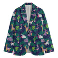 Funny Christmas Decoration Pattern Print Men's Blazer
