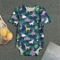 Funny Christmas Decoration Pattern Print Men's Bodysuit