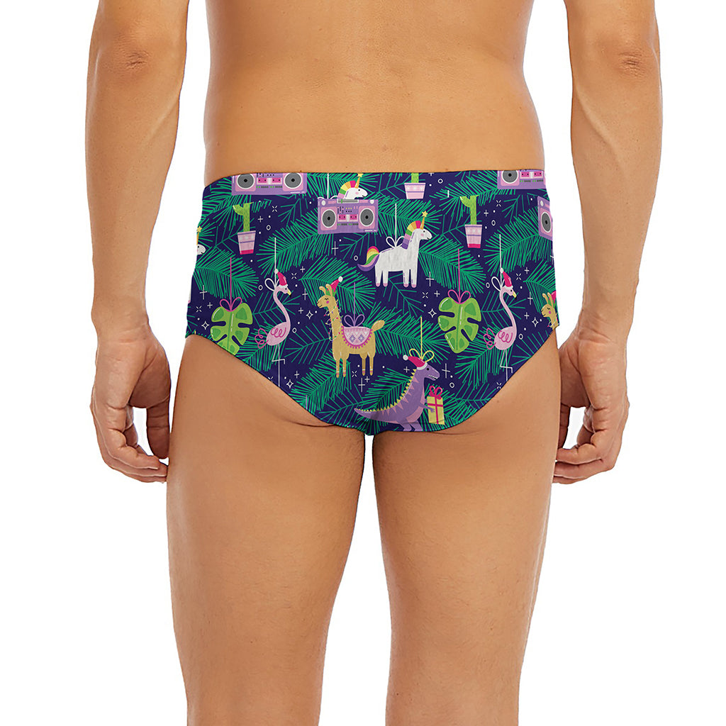 Funny Christmas Decoration Pattern Print Men's Briefs