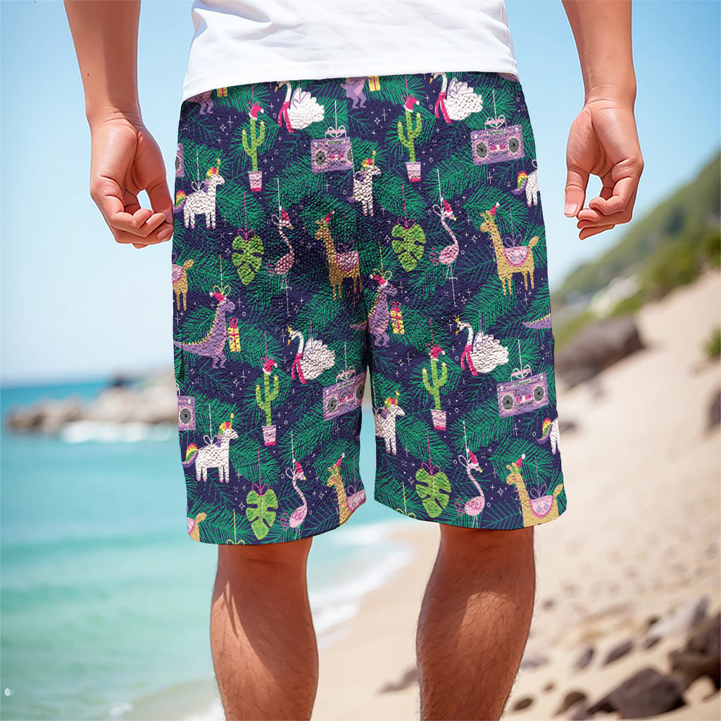 Funny Christmas Decoration Pattern Print Men's Cargo Shorts
