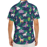 Funny Christmas Decoration Pattern Print Men's Deep V-Neck Shirt