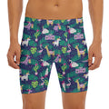 Funny Christmas Decoration Pattern Print Men's Long Boxer Briefs